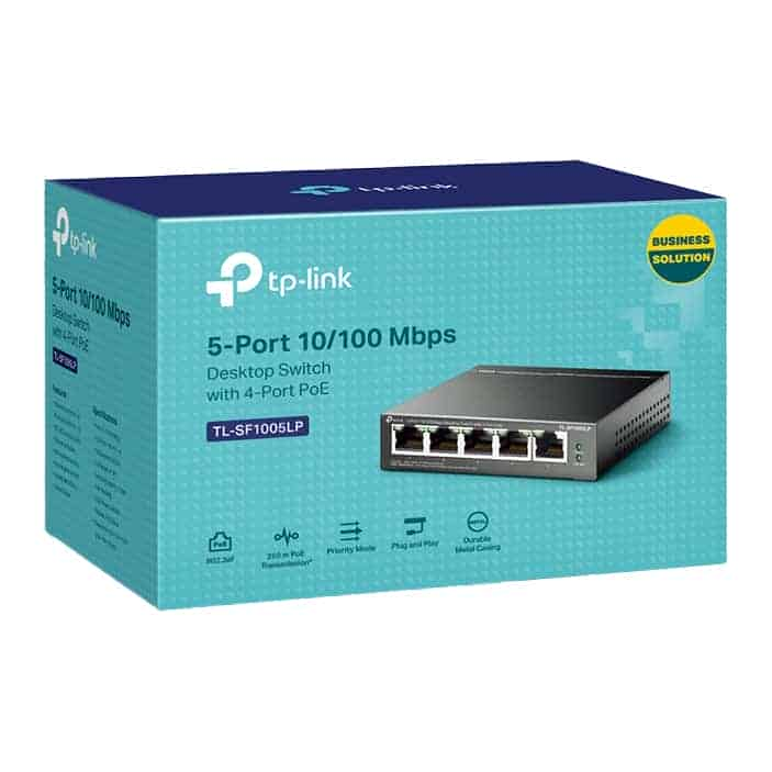 (image for) TP-LINK 5-Port Fast Ethernet Desktop Switch w- PoE